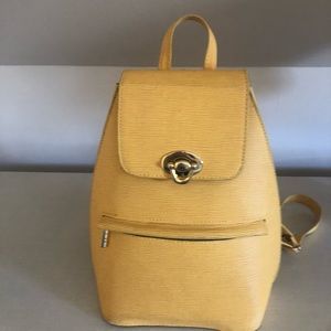 Bought in Florence Italy, Leather backpack